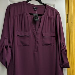 Plum Torrid Harper blouse